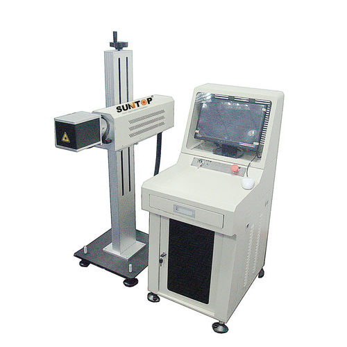 CO2-Laser-Markiermaschine - ST-FCO2L10 - Suzhou Suntop Laser Technology CO.,LTD - Metall / für elektronische Bauteile / luftgekühlt