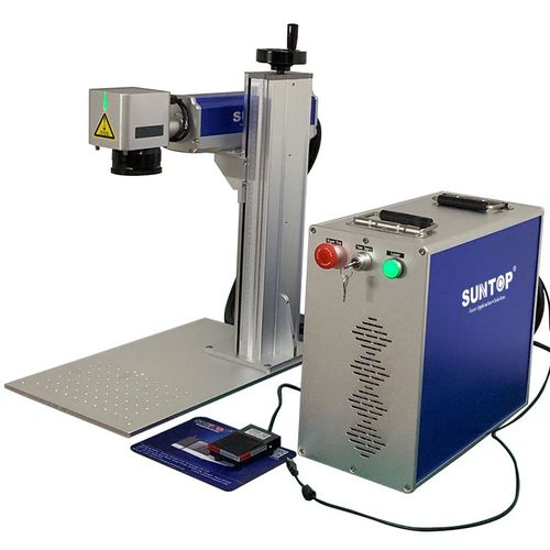 Faserlaser-Markiermaschine - ST-FL20-PPLM - Suzhou Suntop Laser Technology CO.,LTD - Metall / Kunststoff / Tisch