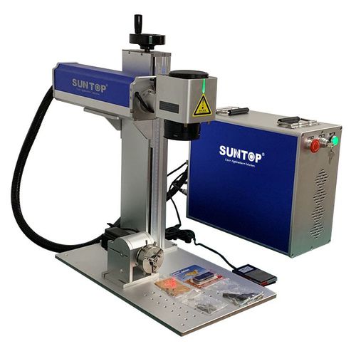 Faserlaser-Markiermaschine - ST-FL20-TLM - Suzhou Suntop Laser Technology CO.,LTD - Tisch / kompakt / für Röhrchen