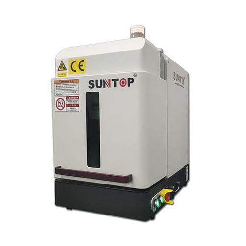 Faserlaser-Markiermaschine - PF series - Suzhou Suntop Laser Technology CO.,LTD - Kunststoff / Messing / Metall