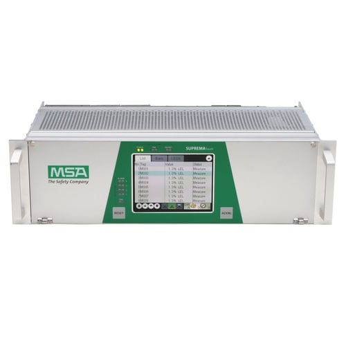 Mehrkanal-Gaswarnzentrale - SUPREMATouch - MSA - Rack / Giftgas