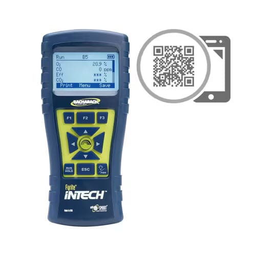 Tragbarer Verbrennungsanalysator - InTech®  - MSA - Verbrennungseffizienz / mit 2 Zähnen / Erdgas