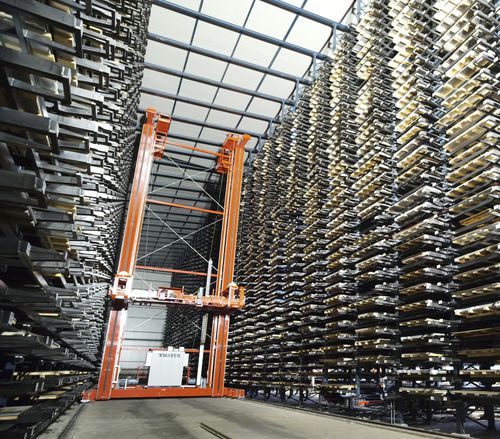 Vertikales automatisches Lagersystem - LGB - MATTER SRL - horizontal / für Blech / hohe Dichte