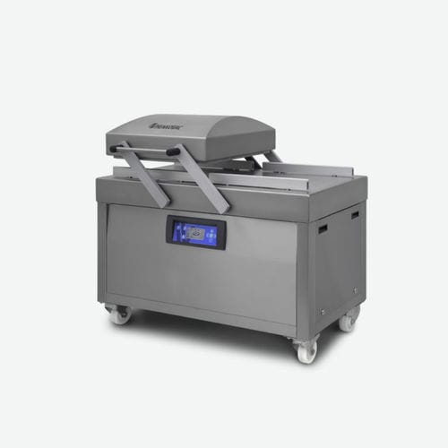 Handvorschub-Verpackungsmaschine - D1 - Henkovac - Doppelkammer / für Lebensmittel / für die Lebensmittelindustrie