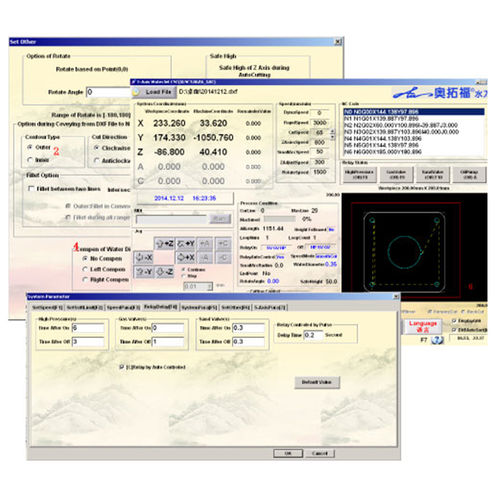 Achssteuerungssoftware - waterjet software - Shenyang  All-Powerful Science&Technology Stock Co.,Ltd. - CNC-Steuerung / für das Wasserstrahlschneiden / Echtzeit