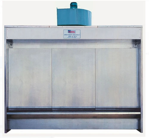 Offene Lackierkabine - Zincovelo ZA series - CORAL - für Einzelteile / mit Wasservorhang / ATEX