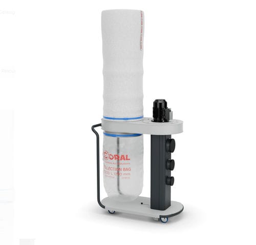 Beutel-Entstauber - HANDY series - CORAL - pneumatische Abreinigung / mobil / für Holzstaub