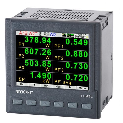 Einbaufähiges Leistungsmessgerät - ND30PNET - LUMEL - einphasig / dreiphasig