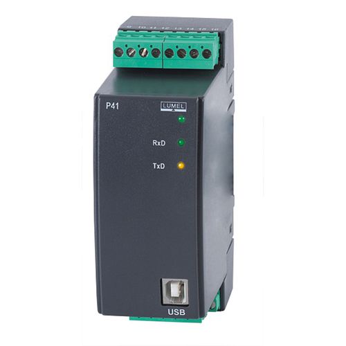 Leistungs-Messumformer / für DIN-Schiene - P41 - LUMEL - einphasig