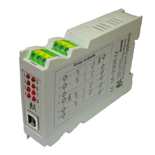 DC-Relaismodul - IA-3308-U - Intelligent-Appliance - DIN-Schiene / USB
