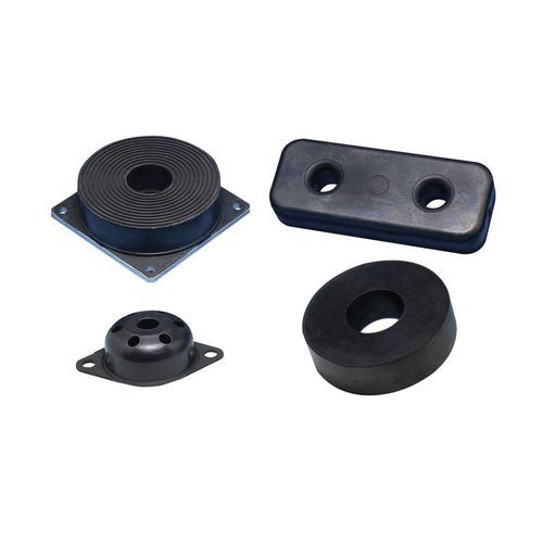 Rechteckige elastische Lagerung - Hutchinson Precision Sealing Systems - Elastomer / für schwere Lasten / für Maschine