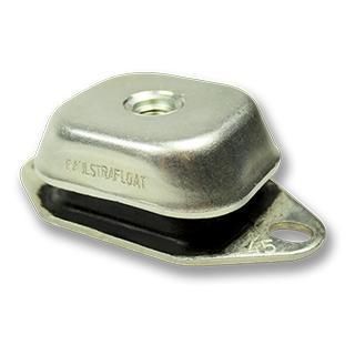Rechteckige elastische Lagerung - Paulstrafloat&reg; - Hutchinson Precision Sealing Systems - Elastomer / für Mobilgerät / für Verdichter