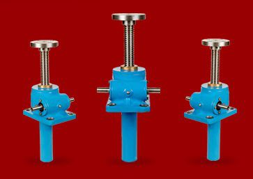 Trapezgewindespindel-Spindelhubgetriebe - MWJ series - Gears and Gear Drives (India) Pvt. Ltd - axial verfahrende Spindel / Aluminium / Stahllegierung