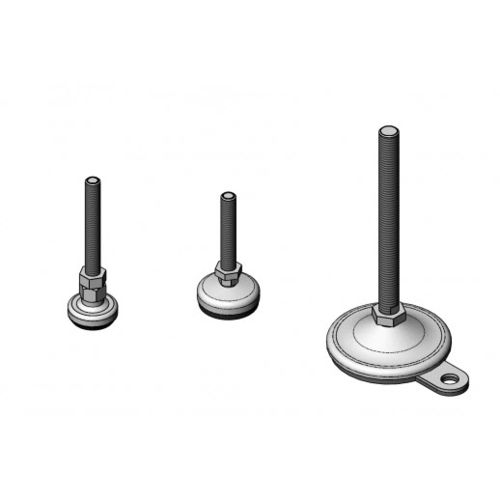 Maschinenfuß - NA 01 series - TecEnMa GmbH - Edelstahl / rutschfest / Gelenk