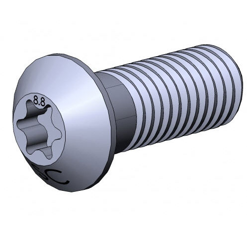 Linsenschraube - 3512 S-VZ 01 series - TecEnMa GmbH - Torx / aus verzinktem Stahl / selbstschneidend