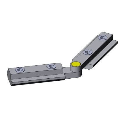 Gelenkwinkel für Profilmontage - 4110 S 0114 VZ 01 - TecEnMa GmbH