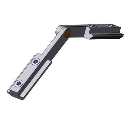 Gelenkwinkel für Profilmontage - 4110 S 0154 VZ 01 - TecEnMa GmbH
