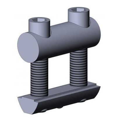 Bolzenverbinder für Profilmontage - 4608 S 080 VZ 01 series - TecEnMa GmbH