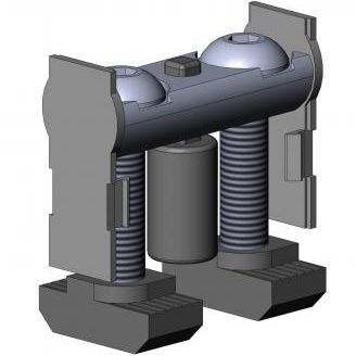 Bolzenverbinder für Profilmontage - 4608 S 0830 VZ 01 - TecEnMa GmbH