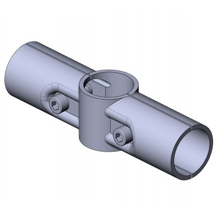 Runder Rohrverbinder - 5022 S 001 SW 01 - TecEnMa GmbH - Stahl / Mittelstütze