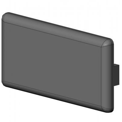 Rechteckige Kappe - 6012 K - SW 01 series - TecEnMa GmbH - Polyamid / für Profilende