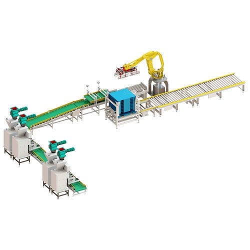 Verpackungsanlage für die petrochemische Industrie - MD5 - HongCheng Mining Equipment Co., Ltd. - für Kalk / vollautomatisch