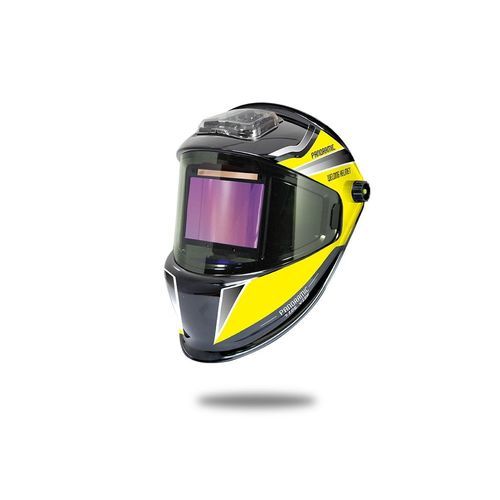 Selbstverdunkelnde Schweißmaske - Panor-M-906400 - Wuhan Welhel Photoelectric Co., Ltd - UV IR / UV
