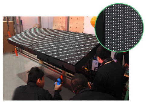 Punktmatrix-Display - Flip design/Anticollision/Refresh Rate/IP65 - Yaham Optoelectronics Co., Ltd - für Stadion / elektronisch / maßgefertigt
