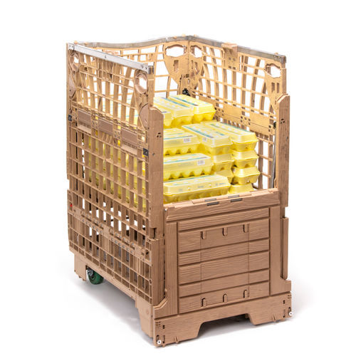 Polypropylen-Palettenbox - Bin 109 - Tosca - Holz / Lager / Transport