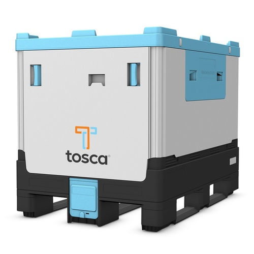 PP-Palettenbox - Superior Hybrid 500 - Tosca - Stahl / zum Lagern / für Materialumschlag