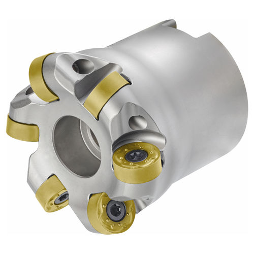 Eckradiusfräser - ACU-Jet Double6 Premium - LMT Tools - mit austauschbaren Wendeschneidplatten / Schrupp / Kopier