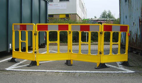 Schutzschranke - WORKGATE™ - DENSL - tragbar / Kunststoff