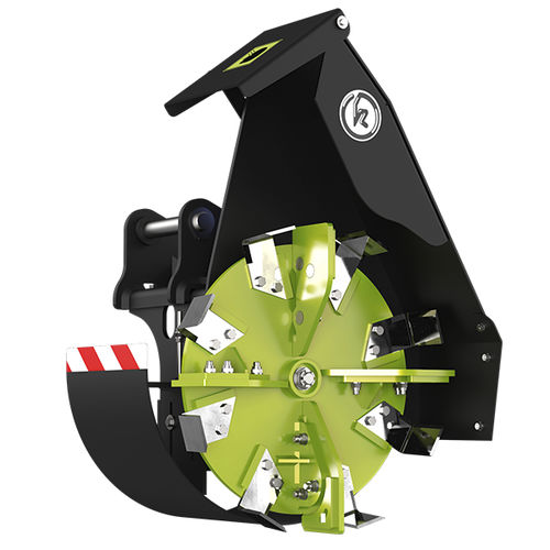 Hydraulischer Grabenreiniger - DC 080 - KOVACO, spol. s r.o. - mit 8 Klingen / für Traktor / für Baggerlader