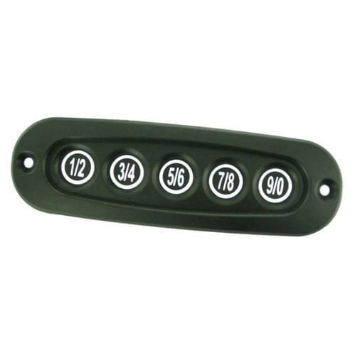 Nummernblock / 5 Tasten - 540-0100 - TriMark - einbaufähig / robust / für Zugangskontrolle