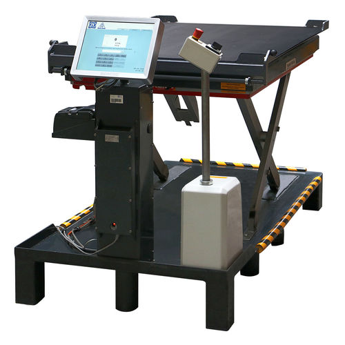 Scherenhubtisch - HTWH series - Bosche GmbH & Co. KG - hydraulisch / festinstalliert / mit integrierter Waage