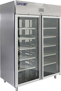 Vertikaler Kühlschrank - XSDC 1402-54 - Totech - mit 2 Türen / isoliert / wartungsfrei
