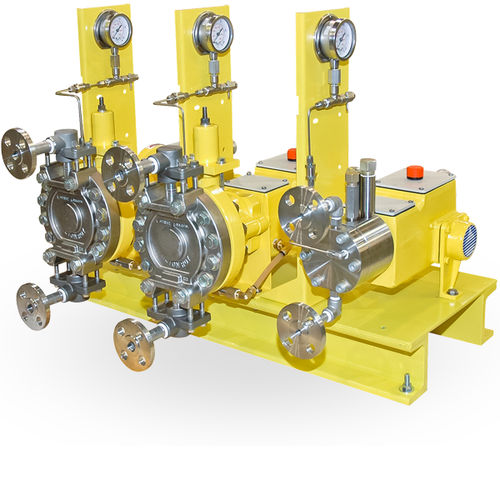 Membranpumpe - MILROYAL®  - Milton Roy - für Abwasser / für Chemikalien / mit Elektromotor
