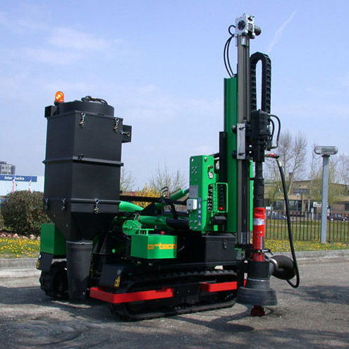 Bohrgerät auf Raupen - Orteco - Imloch / hydraulisch / pneumatisch