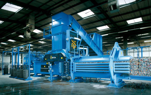 Ballenpresse für Müll - D225 series - BOA RECYCLING EQUIPMENT BV - für Textilien / für Holz / horizontal