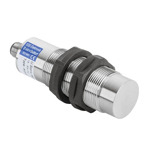 Einweg-Ultraschallsensor - AGVU - EGE-Elektronik Spezial-Sensoren GmbH - Typ Reflex / Edelstahl