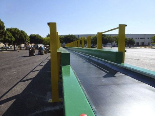 Gummi-Förderband - CG - JOVISA MAQUINARIA E HIDRAULICA S.L.  - Rippenprofil / homogen / für die Abfallentsorgung