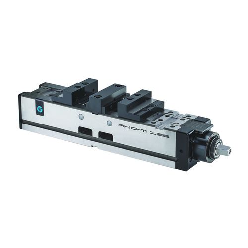 Doppelspanner-Schraubstock - RKD-M - RÖHM GmbH - für Werkzeugmaschinen / manuell / horizontal