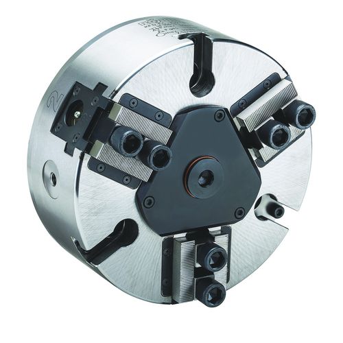 Kraftspannfutter - KFD-EC - RÖHM GmbH - 3-Backen / Drehmaschinen / Durchgangsbohrung