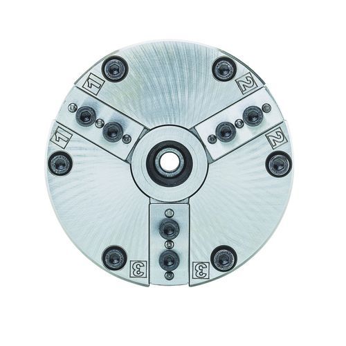Kraftspannfutter - PKF - RÖHM GmbH - 3-Backen / Hochpräzision / Durchgangsbohrung
