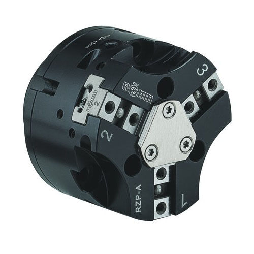 Pneumatikgreifer - RZP-A 64 - RÖHM GmbH - Winkel / 3 Backen / für Materialumschlag