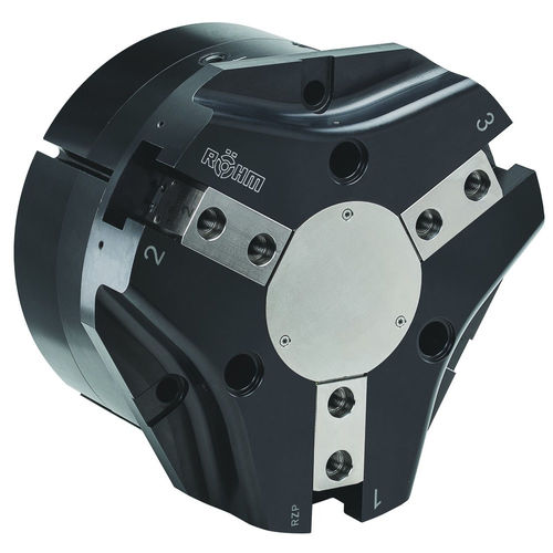 Pneumatikgreifer - RZP-240 - RÖHM GmbH - Winkel / 3 Backen / für Materialumschlag