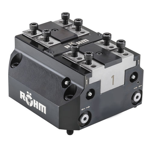 Spannstock für Werkzeugmaschinen - KZS-H - RÖHM GmbH - hydraulisch gesteuert / pneumatisch / kompakt