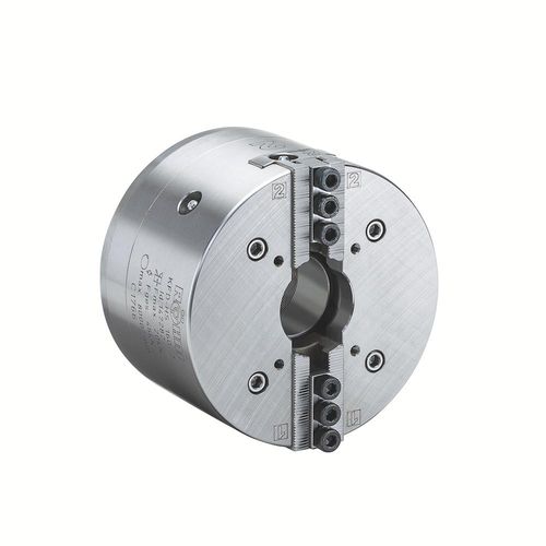 Kraftspannfutter - 147281 - RÖHM GmbH - 2-Backen / Drehmaschinen / Durchgangsbohrung