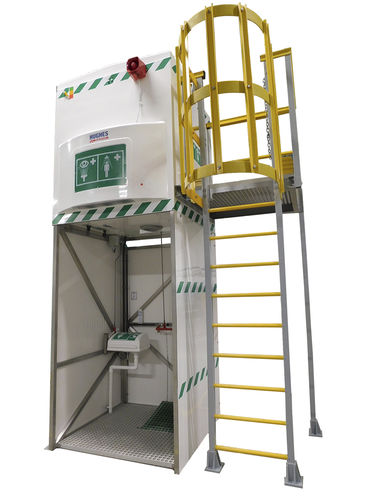 Sicherheitsplattform - GRP-LADDER - Hughes Safety Showers