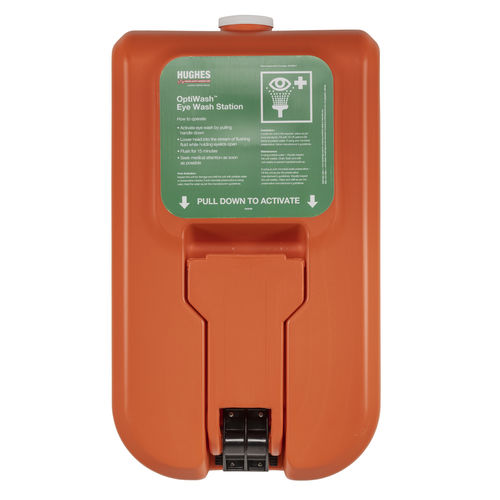 Wandmontierte Augendusche - OPTIWASH® - Hughes Safety Showers - für gefährliche Umgebungen / für den Innenraum / für Außenbereich